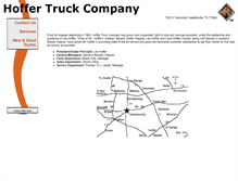 Tablet Screenshot of hoffertruck.com